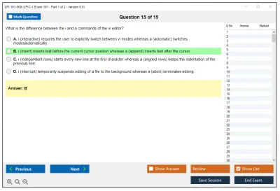 LPI 101-500 LPIC-1 Exam 101, Part 1 of 2, version 5.0 Practice test exam simulator test engine exam Prep practice test questions answers Image 15