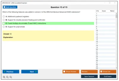 ARM EN0-001 ARM Accredited Engineer Practice test exam simulator test engine exam Prep practice test questions answers Image 15