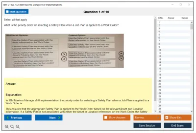 IBM C1000-132 IBM Maximo Manage v8.0 Implementation Practice test exam simulator test engine exam Prep practice test questions answers Image 1