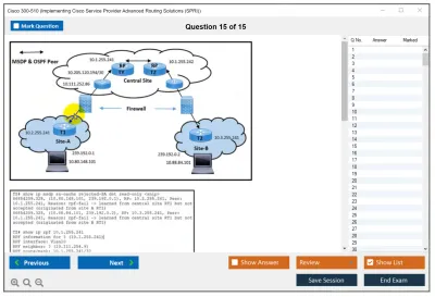 Cisco 300-510 Implementing Cisco Service Provider Advanced Routing Solutions Practice test exam simulator test engine exam Prep practice test questions answers Image 15