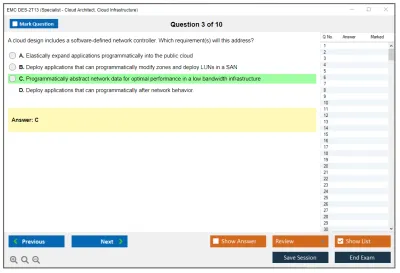 EMC DES-2T13 Specialist – Cloud Architect, Cloud Infrastructure Exam Practice test exam simulator test engine exam Prep practice test questions answers Image 3