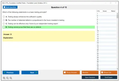 iSQI CTFL_Foundation ISTQB Certified Tester Foundation Level Practice test exam simulator test engine exam Prep practice test questions answers Image 4