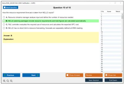 Nokia SDM_2002001040 SDM Certification – CARE Practice test exam simulator test engine exam Prep practice test questions answers Image 10