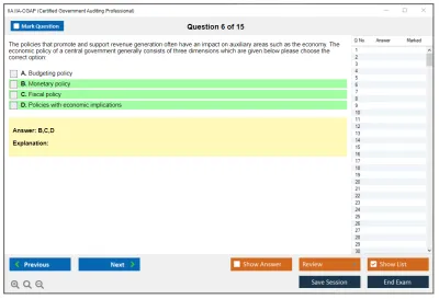 IIA IIA-CGAP Certified Government Auditing Professional Practice test exam simulator test engine exam Prep practice test questions answers Image 6