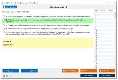 Cisco 352-011 Cisco Certified Design Expert Practical Exam Practice test exam simulator test engine exam Prep practice test questions answers Image 14