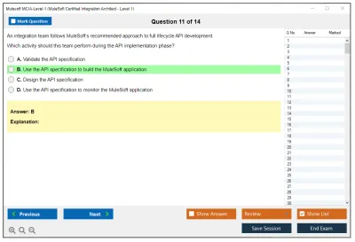 Mulesoft MCIA-Level-1 MuleSoft Certified Integration Architect - Level 1 Practice test exam simulator test engine exam Prep practice test questions answers Image 11
