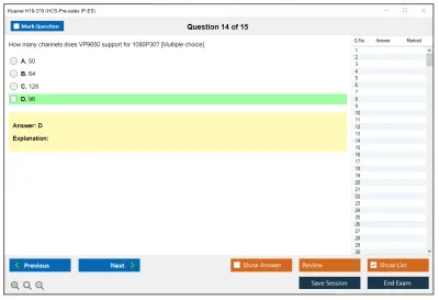 Huawei H19-370 HCS-Pre-sales IP-ES Practice test exam simulator test engine exam Prep practice test questions answers Image 14