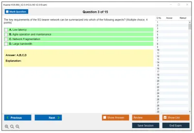 Huawei H35-660_V2.0 HCIA-5G V2.0 Exam Practice test exam simulator test engine exam Prep practice test questions answers Image 3