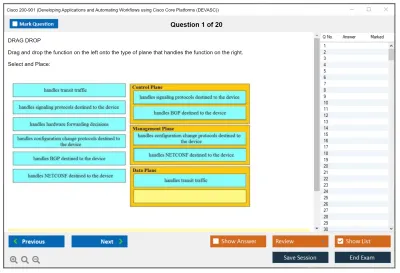 Cisco 200-901 DevNet Associate (DEVASC) Practice test exam simulator test engine exam Prep practice test questions answers Image 1
