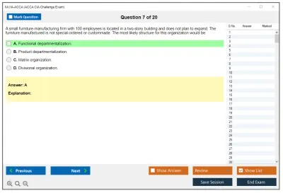 IIA IIA-ACCA ACCA CIA Challenge Exam Practice test exam simulator test engine exam Prep practice test questions answers Image 7