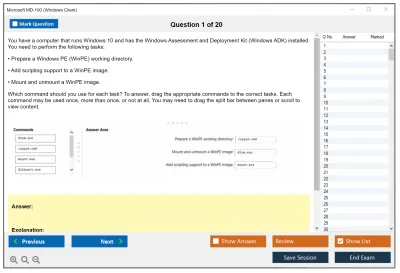 Microsoft MD-100 Windows Client Practice test exam simulator test engine exam Prep practice test questions answers Image 1