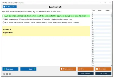HP HPE2-N68 Using HPE Containers Practice test exam simulator test engine exam Prep practice test questions answers Image 3
