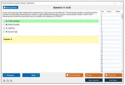 CompTIA JK0-023 CompTIA Network+ certification Practice test exam simulator test engine exam Prep practice test questions answers Image 11