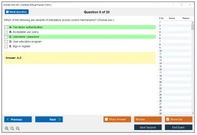 GAQM CEH-001 Certified Ethical Hacker (CEH) Practice test exam simulator test engine exam Prep practice test questions answers Image 9