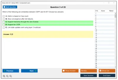 Nokia 4A0-C01 Nokia NRS II Composite Exam Practice test exam simulator test engine exam Prep practice test questions answers Image 5