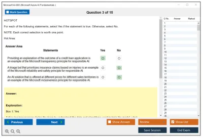 Microsoft AI-900 Microsoft Azure AI Fundamentals Practice test exam simulator test engine exam Prep practice test questions answers Image 3