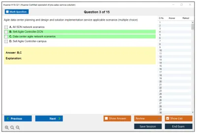 Huawei H19-321 Huawei Certified Pre-sales Specialist - Service Solution Practice test exam simulator test engine exam Prep practice test questions answers Image 3