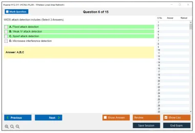 Huawei H12-311 HCNA-WLAN - Wireless Local Area Network Practice test exam simulator test engine exam Prep practice test questions answers Image 6