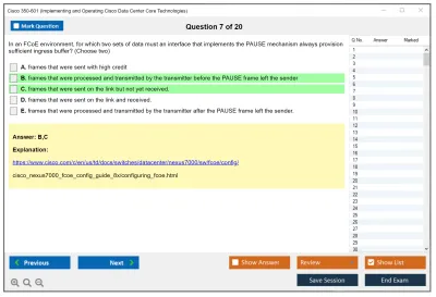 Cisco 350-601 Implementing Cisco Data Center Core Technologies (350-601 DCCOR) Practice test exam simulator test engine exam Prep practice test questions answers Image 7