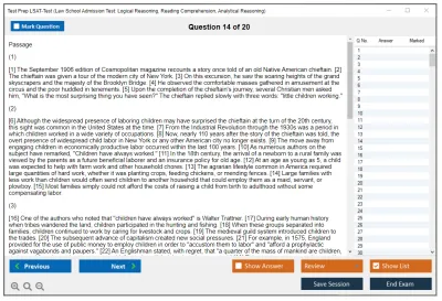 Test Prep LSAT-Test Law School Admission Test: Logical Reasoning, Reading Comprehension, Analytical Reasoning Practice test exam simulator test engine exam Prep practice test questions answers Image 14