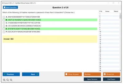 ECCouncil CEH-v11 Certified Ethical Hacker CEH v11 Practice test exam simulator test engine exam Prep practice test questions answers Image 2