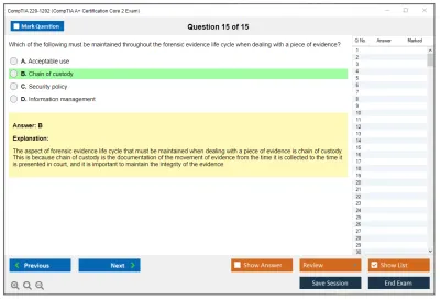 CompTIA 220-1102 CompTIA A+ Certification Core 2 Exam Practice test exam simulator test engine exam Prep practice test questions answers Image 15
