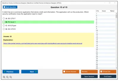 Salesforce Heroku-Architecture-Designer Salesforce Certified Heroku Architecture Designer Practice test exam simulator test engine exam Prep practice test questions answers Image 15
