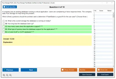 Pure Storage FBAP_002 Pure Storage FlashBlade Certified Architect Professional (FBAP_002) Exam Practice test exam simulator test engine exam Prep practice test questions answers Image 4