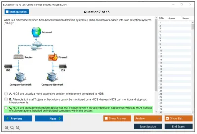 ECCouncil 412-79 EC-Council Certified Security Analyst (ECSA) Practice test exam simulator test engine exam Prep practice test questions answers Image 7
