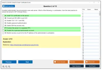 CompTIA CV0-003 CompTIA Cloud+ Certification Exam Practice test exam simulator test engine exam Prep practice test questions answers Image 2
