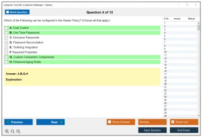 CyberArk CAU302 CyberArk Defender + Sentry Practice test exam simulator test engine exam Prep practice test questions answers Image 4