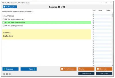 ITIL ITIL-4-Foundation ITIL 4 Foundation Exam Practice test exam simulator test engine exam Prep practice test questions answers Image 15