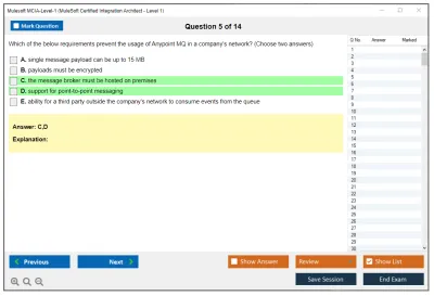 Mulesoft MCIA-Level-1 MuleSoft Certified Integration Architect - Level 1 Practice test exam simulator test engine exam Prep practice test questions answers Image 5