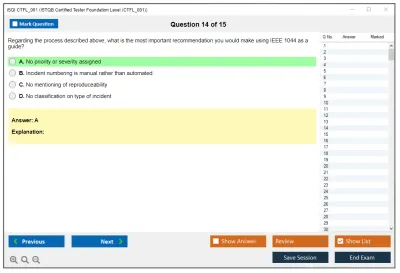 iSQI CTFL_001 ISTQB Certified Tester Foundation Level (CTFL_001) Practice test exam simulator test engine exam Prep practice test questions answers Image 14