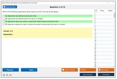 Splunk SPLK-1002 Splunk Core Certified Power User Exam Practice test exam simulator test engine exam Prep practice test questions answers Image 3