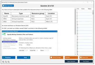 Microsoft AZ-104 Microsoft Azure Administrator Practice test exam simulator test engine exam Prep practice test questions answers Image 20
