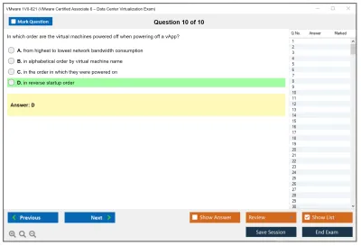 VMware 1V0-621 VMware Certified Associate 6 – Data Center Virtualization Exam Practice test exam simulator test engine exam Prep practice test questions answers Image 10