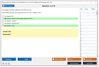 Amazon AWS AWS-Certified-Cloud-Practitioner-CLF-C01 AWS Certified Cloud Practitioner Practice test exam simulator test engine exam Prep practice test questions answers Image 2