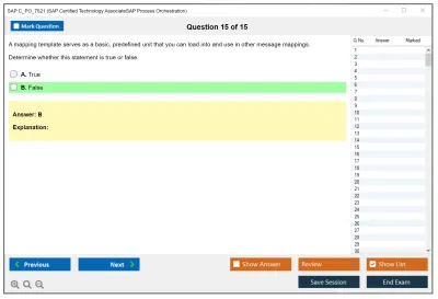 SAP C_PO_7521 SAP Certified Technology AssociateSAP Process Orchestration Practice test exam simulator test engine exam Prep practice test questions answers Image 15