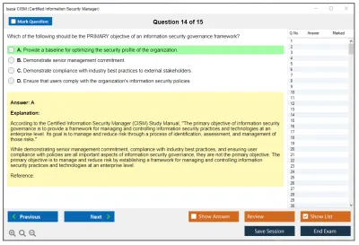 Isaca CISM Certified Information Security Manager Practice test exam simulator test engine exam Prep practice test questions answers Image 14
