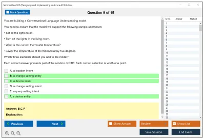 Microsoft AI-102 Designing and Implementing a Microsoft Azure AI Solution Practice test exam simulator test engine exam Prep practice test questions answers Image 9