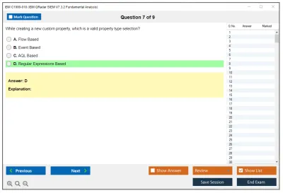 IBM C1000-018 IBM QRadar SIEM V7.3.2 Fundamental Analysis Practice test exam simulator test engine exam Prep practice test questions answers Image 7