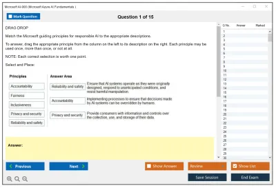 Microsoft AI-900 Microsoft Azure AI Fundamentals Practice test exam simulator test engine exam Prep practice test questions answers Image 1