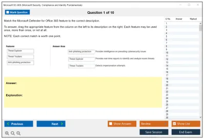 Microsoft SC-900 Microsoft Security Compliance and Identity Fundamentals Practice test exam simulator test engine exam Prep practice test questions answers Image 1
