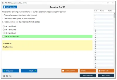 Exin ITIL ITIL Foundation (V4) Practice test exam simulator test engine exam Prep practice test questions answers Image 7