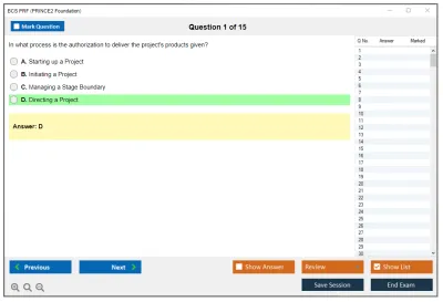 BCS PRF PRINCE2 Foundation Practice test exam simulator test engine exam Prep practice test questions answers Image 1