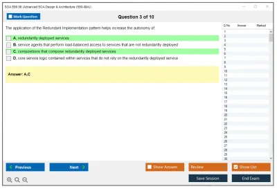 SOA S90.08 Advanced SOA Design & Architecture Practice test exam simulator test engine exam Prep practice test questions answers Image 3