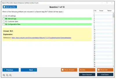 Splunk SPLK-2002 Splunk Enterprise Certified Architect Practice test exam simulator test engine exam Prep practice test questions answers Image 1
