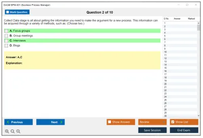 GAQM BPM-001 Business Process Manager (BPM) Practice test exam simulator test engine exam Prep practice test questions answers Image 2