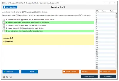 Qlik QV-Developer-01 QlikView 11 Developer Certification Examination (qv_developer_01) Practice test exam simulator test engine exam Prep practice test questions answers Image 2